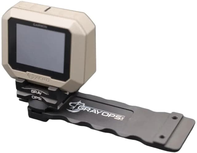 Gray Ops CNC Garmin Mount Kit Black
