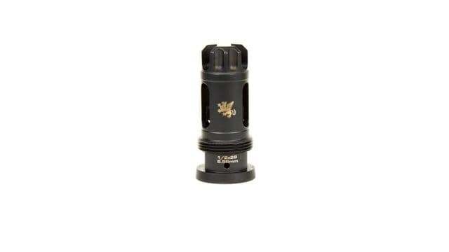 Griffin Armament 5/8x24 Taper Mount FlashComp 7.62mm Black