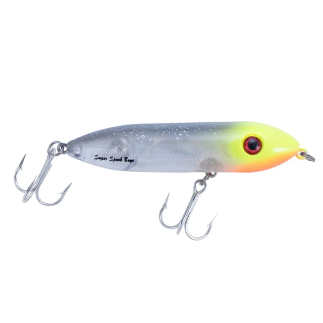 Heddon Super Spook Boyo Topwater Walking Bait 3in 3/8 oz Peach Ring