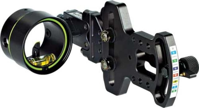 HHA Sports Optimizer Lite X XL  Bow Sight w/Rheostat 13/4in .010 Pin Right Hand Black