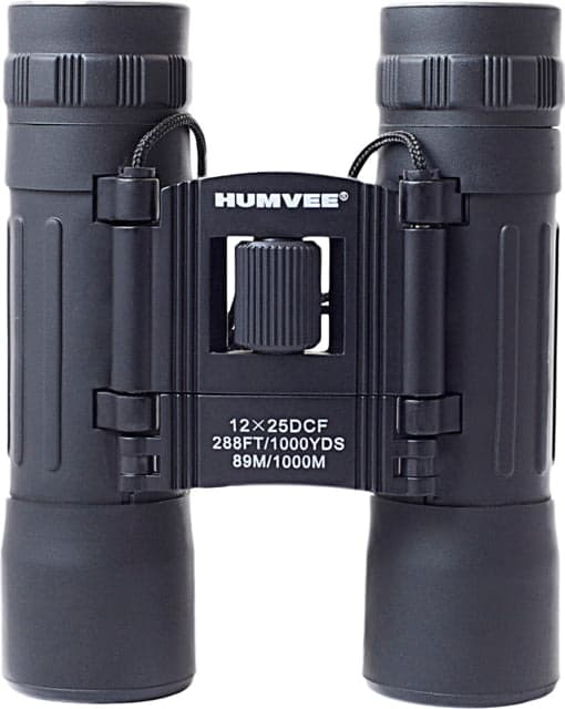 Humvee Compact Rubber 12x25 Binocular