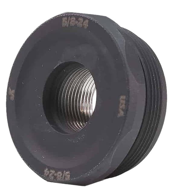 JK Armament 155HD Muzzle Device Suppressor Parts Thread Mount 1/2x28 Armor Black C-192 Cerakote