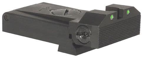 Kensight Certain Glock Adjustable Sight Beveled Blade 0.077in Tritium Inserts Black