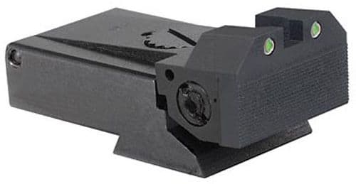 Kensight Ruger Mark II & MKIII & MKIV Adjustable Target 1911 Rear Sight w/Arctic White Outlines Black