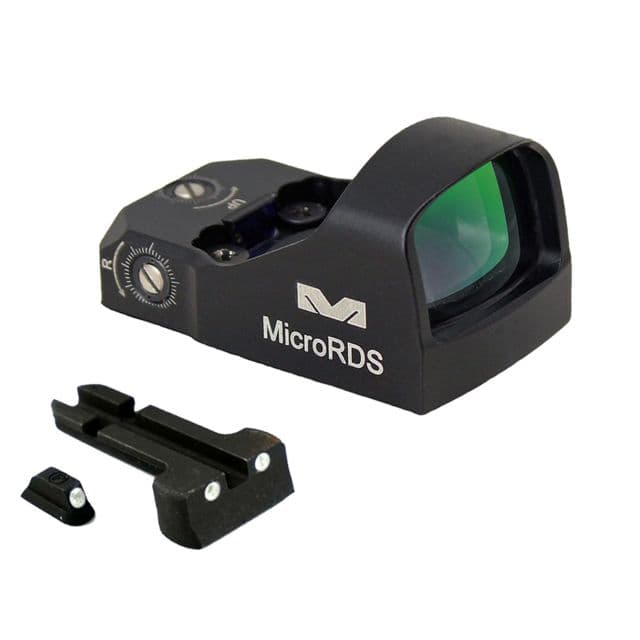 DEMO Meprolight Micro Red Dot Sight Kit with Quick Detach Adaptor and Backup Day/Night Sights H&K VP9 Black ML