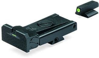 Meprolight Tru-Dot Tritium Night Sights Black - Kimber Custom Target Bar/Dot