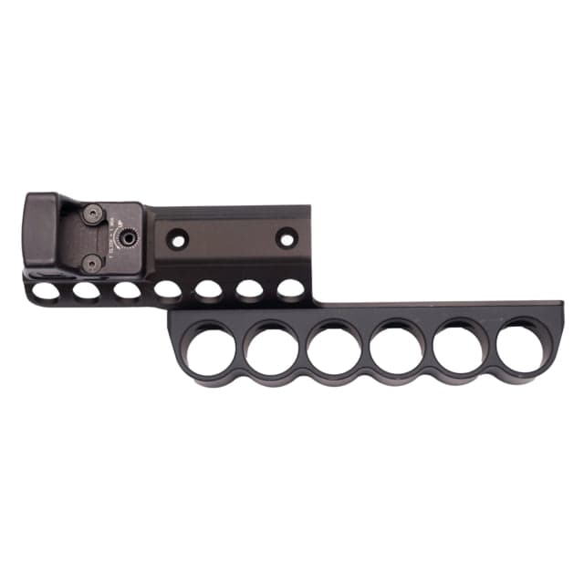 Mesa Tactical SureShell Carrier and Reflex Red Dot Sight Mount Beretta 1301 Tactical/A300 Aluminum 6-Shell 12 Gauge Trijicon RMR 3.25 in Black