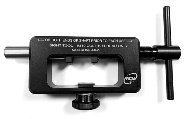 MGW Armory Sight Tool For Colt 1911 Black