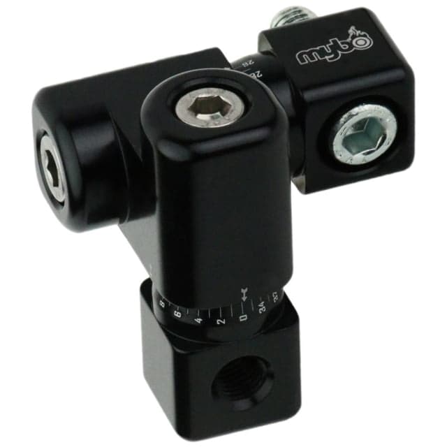 Mybo 720 Single Mount Left Offset Midnight Black
