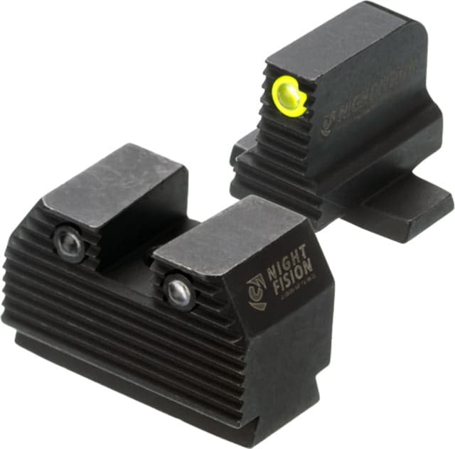 Night Fision Optics Ready Stealth SIG Sauer Night Sight Set Sig P320 w/ RMR/507c/508t/Romeo Pro Orange Front Black