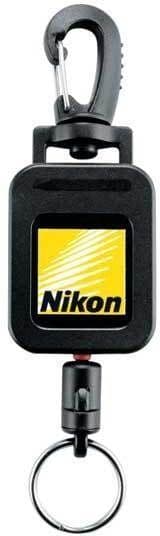 Nikon Retractable Rangefinder Waterproof Nylon-Coated Steel Tether Black