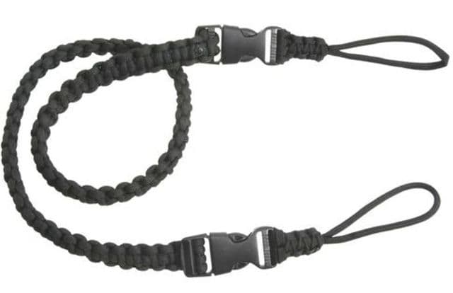 The Outdoor Connection Paracord Binocular Strap Black