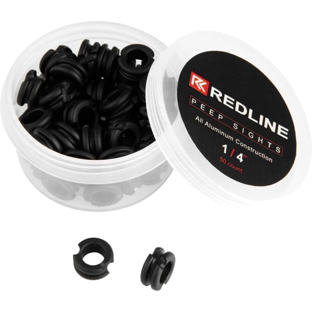 Redline Peep Sight 1/4in Black