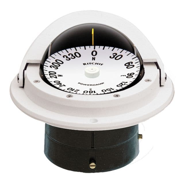 Ritchie  Voyager Compass - Flush Mount - White