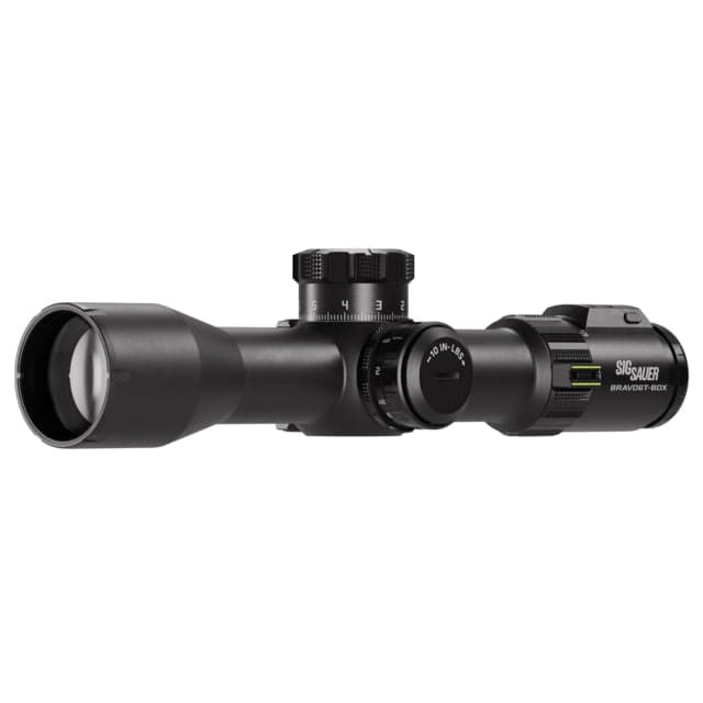 SIG SAUER Bravo6 TBDX 3-18x44mm 35mm Tube Rifle Scope First Focal Plane Illuminated MRAD Milling 2.0 Black