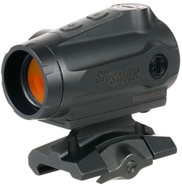SIG SAUER ROMEO5 GEN II Elite 1x20mm Reflex Red Dot Sight Quad Ballistic Circle Dot 2.0 Reticle w/ 1.41in Absolute Co-Witness Mount Fits Picatinny