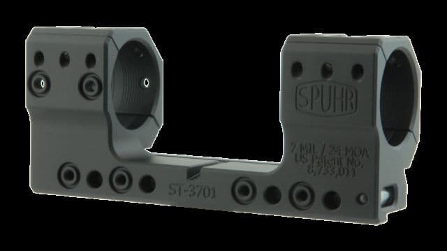 Spuhr 30mm Rifle Scope Mount Black Height- 35mm/1.38in