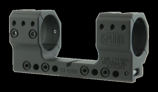 Spuhr 34mm Rifle Scope Mount Black Height- 35mm/1.38in