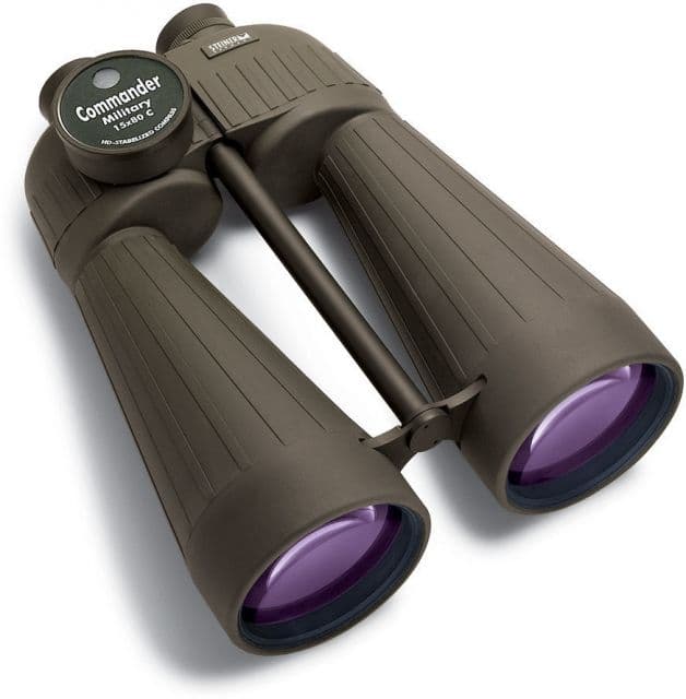 Steiner Military M1580rc 15x80mm Binocular Porro Prism NBR Long Life Rubber Armoring Green