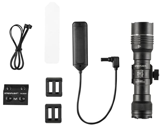 Streamlight ProTac Rail Mount HP-X Pro 800 Lumen Weapon Light System SL-B26 Rechargeable with Jack-Cap Tail Cap Switch M-LOK Mount Mounting Hardware