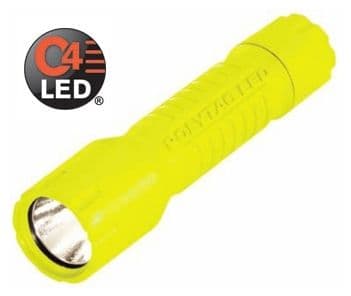 Streamlight PolyTac LED Helmet Lighting Kit - PolyTac LED lithium Black Jack mount helmet band Blister packaged Yellow
