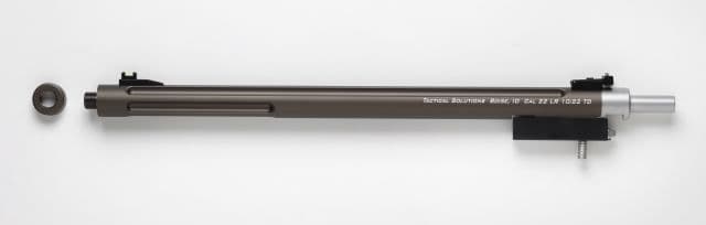 Tactical Solutions X-Ring Takedown Bull Barrel for  Rifles Matte OD Green