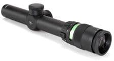 Trijicon AccuPoint TR-24 1-4x24mm Rifle Scope 30 mm Tube Second Focal Plane Black Green Standard Duplex Crosshair w/ Dot Reticle MOA Adjustment