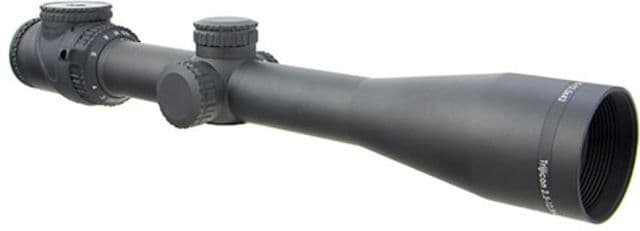 Trijicon AccuPoint TR-26 2.5-12.5x42mm Rifle Scope 30 mm Tube Second Focal Plane Black Red BAC Triangle Post Reticle MOA Adjustment