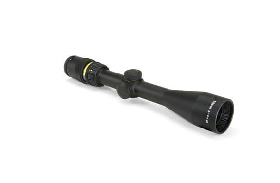Trijicon AccuPoint  3-9x40mm Rifle Scope 1 in Tube Second Focal Plane Black Amber BAC Triangle Post Reticle MOA Adjustment 200000
