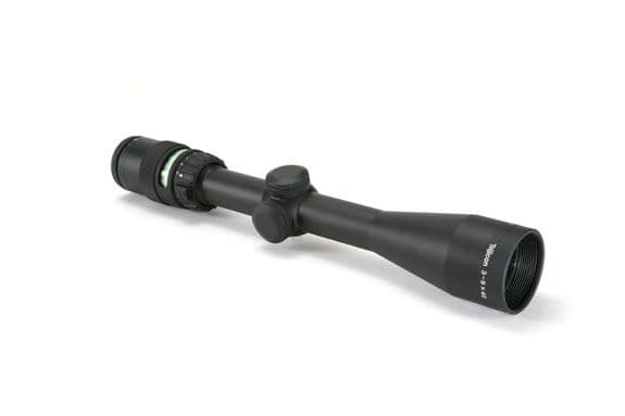 Trijicon AccuPoint TR-20 3-9x40mm Rifle Scope 1 in Tube Second Focal Plane Black Green BAC Triangle Post Reticle MOA Adjustment 200008