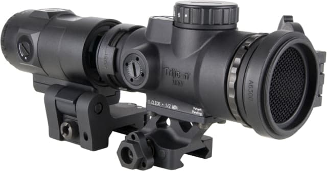 Trijicon MRO SD Patrol 1x25mm Reflex Red Dot Sight 2.0 MOA Adjustable Red Dot with Full Co-Witness Quick Release Q-LOC Mount 3x Magnifier with Quick