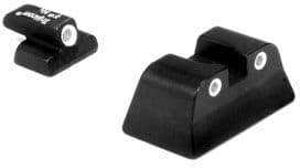 Trijicon Bright & Tough Night Sight Set for Smith & Wesson Non-Novak LoMount - Green Front & Rear