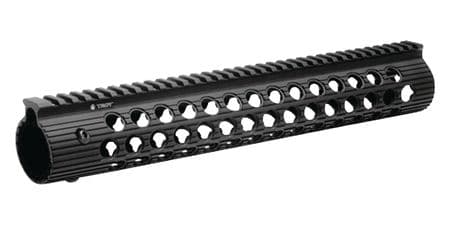 Troy Alpha Rail Free Float Modular AR Handguard No Sight 13in Black NSN - 1005-01-621-9175
