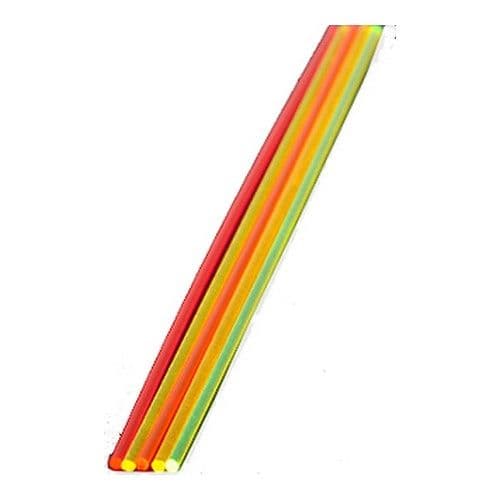 Truglo 5.5in. Replacement Fiber Packs Red Green Yellow Ruby Red Orange One of Each .060 x 5.5 88725