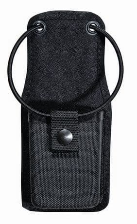 TUFF Products Slide-On Universal Radio Case Black Basketweave Swivel Mount Fits Most Radios