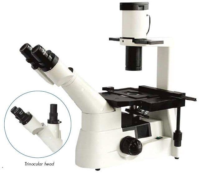 UNICO Inverted Binocular Microscope WF10x EP Object. Plan 4X bright field & Plan Phase 10X -20X -40X
