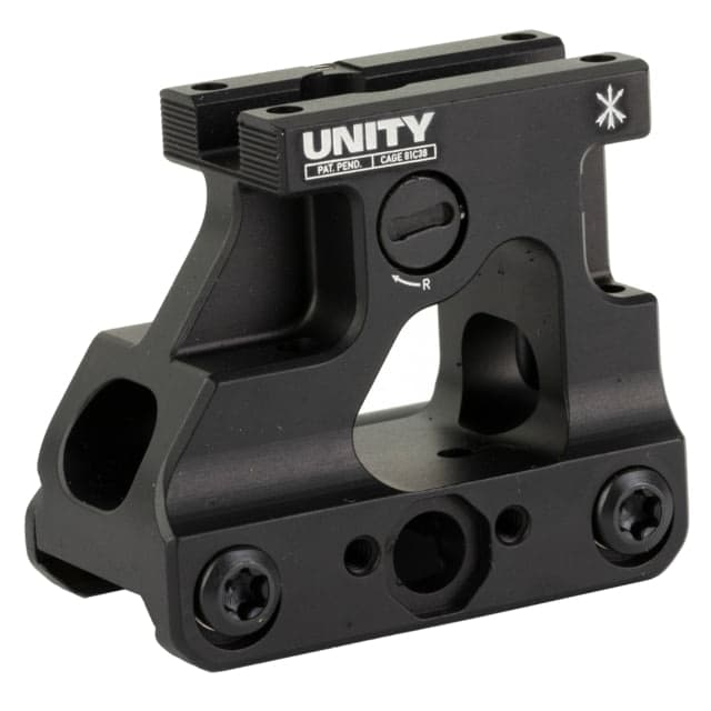 Unity Tactical FAST Trijicon MRO Mount 2.26" Optical Height MRO/MRO-HD Footprint Anodized Finish Black