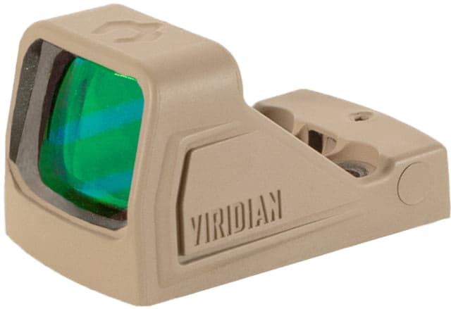 Viridian Weapon Technologies RFX11 1x16-22mm Reflex Red Dot Sight 3 MOA Green Dot Flat Dark Earth