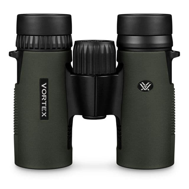 Vortex Diamondback HD 10x32mm Roof Prism Binoculars ArmorTek Green Mid-Size 4.4in 16oz