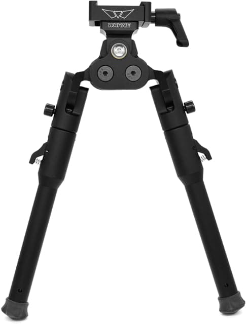Warne Pro Bipod - Arca Mount Lite Legs Matte Black