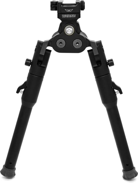 Warne Pro Bipod - Qd Mount Lite Legs Matte Black