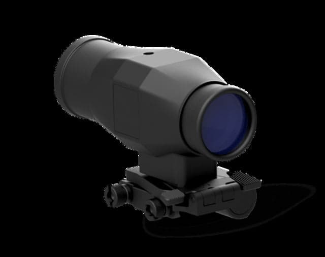 Wilcox 3X Magnifier Flip Mount Black