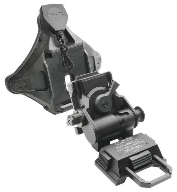 Wilcox G24 Night Vision Mount w/Hybrid Shroud Black