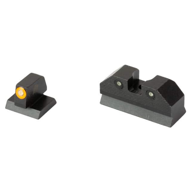 XS Sights R3D 2.0 Standard Height Tritium Night Sight For Desert Eagle .44 Mag .50AE Orange Front Outline Green Tritium Front Rear