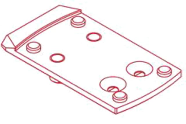 ZRODelta MODULUS MOUNTING PLATE SHIELD