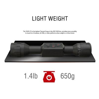 Thor Ltv 4-12x Thermal Rifle Scope - 4-12x Thor-Ltv  640x480 Thermal Scope W/Free Qd Heavy Mount