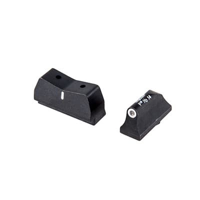 Dxw Standard Dot Suppressor Height Sights For GlockA(R) - Dxw Std Dot Suppressor Hgt-GlockA(R) 17,19,22,24,26,31,36,38
