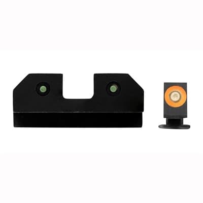 R3d Night Sights For Glock - R3d Night Sights Orange Glock 17/19/22/24/26/27/31/36/38