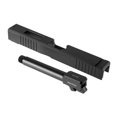 19ls Slide & Barrel Kit For GlockA(R) - Threaded 19ls Iron Sight Window Sld & Bbl Kit