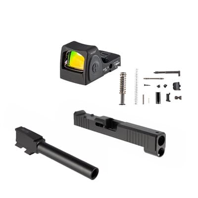 Rmrcc Slide, Parts & Barrel Kit For GlockA(R) 48 W/Adj 3.25 Moa Dot - G48 Slide Kit With Non-Threaded Barrel & Rmrcc Red Dot